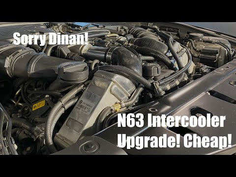 BMW N63 CHEAP INTERCOOLER UPGRADE! Dinan’s little secret