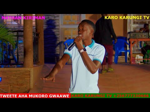 Ssenga Nathan kiriman performing live on stage Bweyogerere@karokarungitv