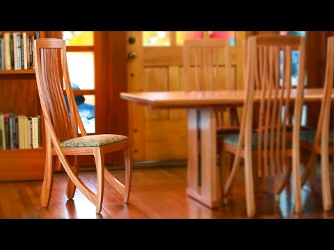 Set of the harp dining chairs