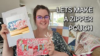 Sew Along Festival Project - Patchwork Zipped Pouch