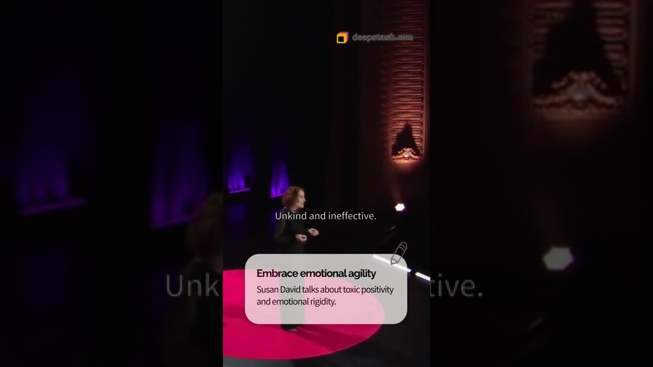 Susan David - Embrace emotional agility. #shorts