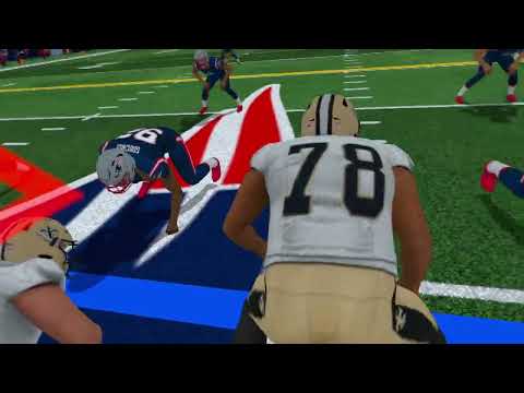 NFL Pro Era 2025 VR Season 2 Week 5 New Orleans Saints at New England Patriots