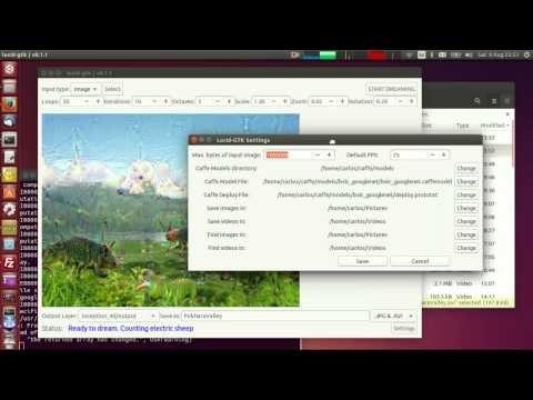 Lucid-GTK DeepDreamer Screencast
