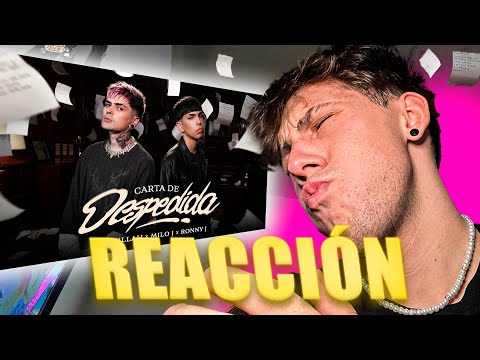 NO ME ESPERABA ESTO | REACCIÓN - Carta de Despedida - LIT killah, Milo J