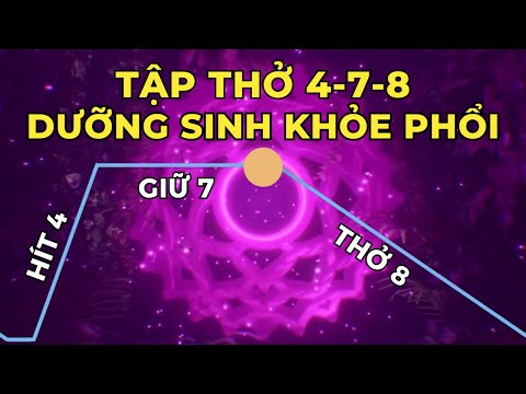 10 Phút Tập Thở 478 Mỗi Ngày Cực Tốt Cho Phổi, Tăng Cường Sinh Lực | Kim Ba Yoga