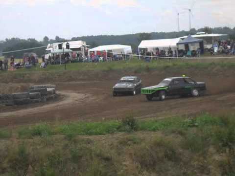 Stockcar  Grimmen Juni 2015 3ter Durchgang Heck 1ter Lauf