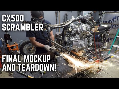 CX500 Scrambler Final Mockup and Teardown!