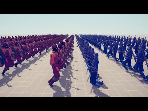 [500x BATTLE] VIKINGS vs SAMURAI  - Totally Accurate Battle Simulator