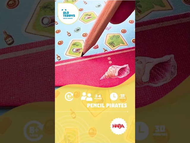 Vídeo relacionado con HABA 2012233002 - Pencil Pirates, Juego Infantil de Mesa Roll and Write. Más 8 años