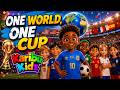 ONE WORLD, ONE CUP 🌍⚽ | The World Cup Anthem That Brings The World Together | KARIBU KIDZ