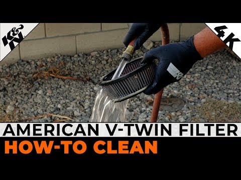 How to Clean and Re-oil Your American V-Twin K&N® High Flow Air Filter™ | K&N® Official Instructions