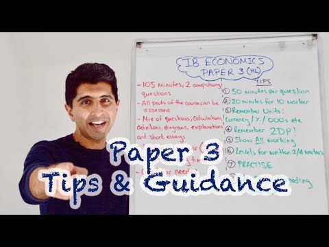 IB Economics - Paper 3 Tips & Guidance (HL)