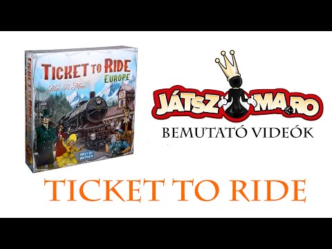 Ticket to Ride: Europe bemutató - Jatszma.ro