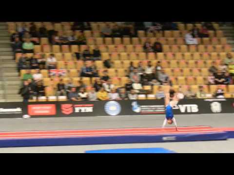 FRA Lea Callon Prelim 2nd Pass 2015 World Champs Tumbling