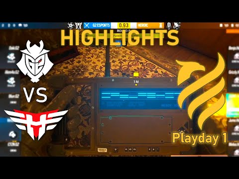 BLURR FIRST GAME FOR G2! New G2 vs New Heroic - HIGHLIGHTS - Playday 1 - EUL 2022 Stage 3 - R6Esport