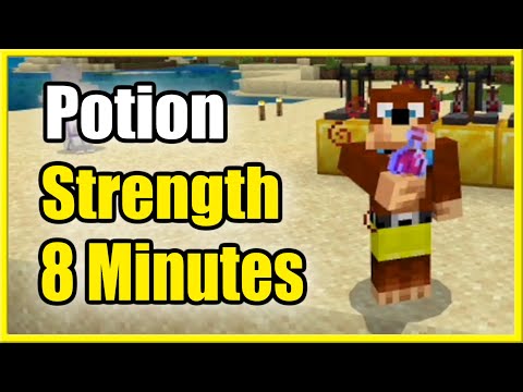YourSixGaming - How to Make a Potion of Strength in Minecraft (8 Minutes Long!)