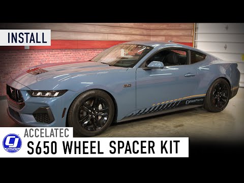 Transform Your 2024 Mustang's Look and Stance with low cost Accelatec Wheel Spacers!