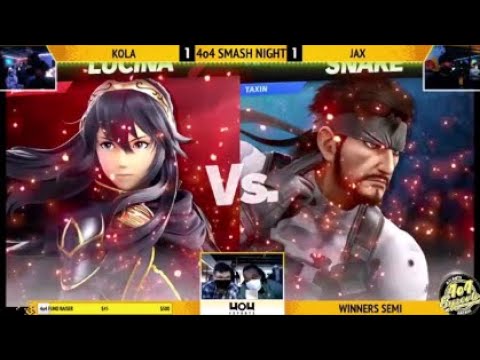 SSBU - 4o4 Smash Night 4 - Jax (Lucina) vs Kola (Cloud, Snake) - Winners Semi-Final