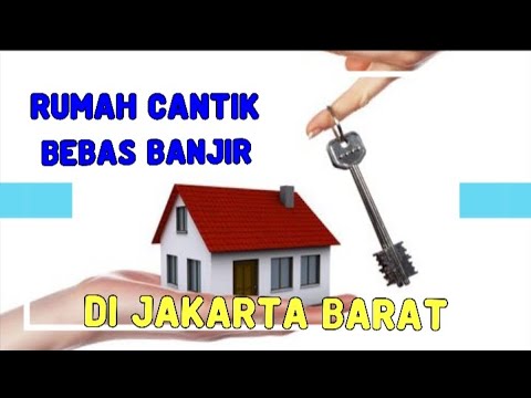 Rumah Cantik  Kav polri bebas banjir lebar 5,5 m