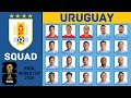 URUGUAY Squad FIFA World Cup 2026 Qualifiers | November 2023 | FootWorld