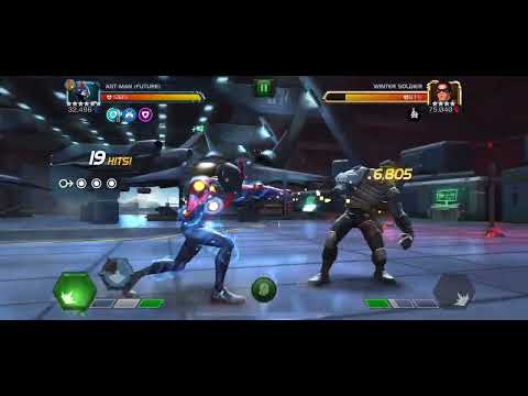 Mcoc - 6 Star Rank 5 Ant Man Future vs Winter Soldier Perfect Damage in 65 Seconds