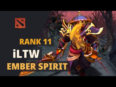 iLTW (Rank 11) plays Ember Spirit Dota 2 Full Game
