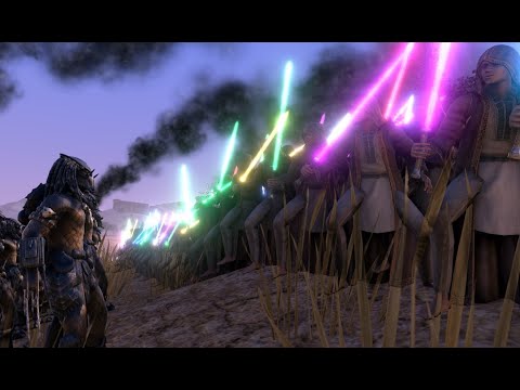1000 Jedi Knights vs 1000 Predators