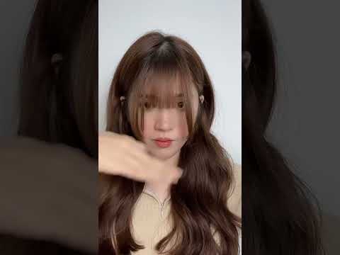 Self-cut bangs pictorial ✨ Hope u guys like it 😘💗 #shorts