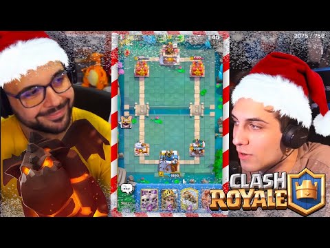 BLUR + CICCIOGAMER e il MASTINO LAVICO ... Adesso è NATALE! - CLASH ROYALE