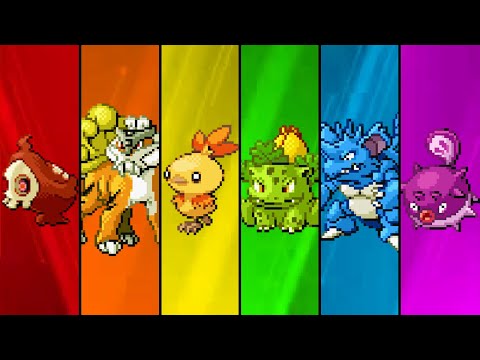 First To Get A Shiny Pokemon Rainbow Team Wins