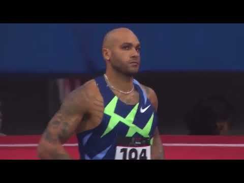 Marcell Jacobs 6.56 in the heat, world indoor tour Belgrade 2022