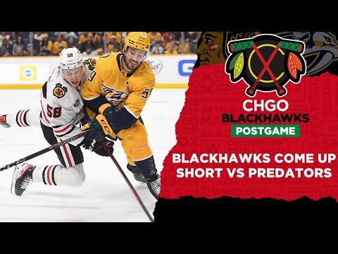 Lukas Reichel gets first career point in loss to Predators | CHGO Blackhawks Live Postgame Show