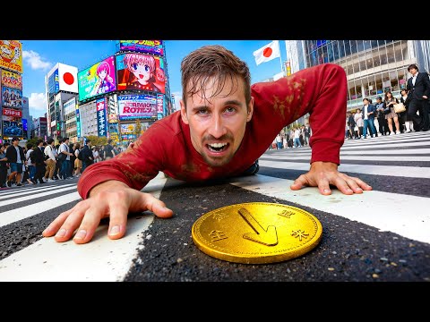 VIVO 100 ORE CONTROLLATO da una MONETA! #3 (Testa o Croce) in GIAPPONE 🇯🇵