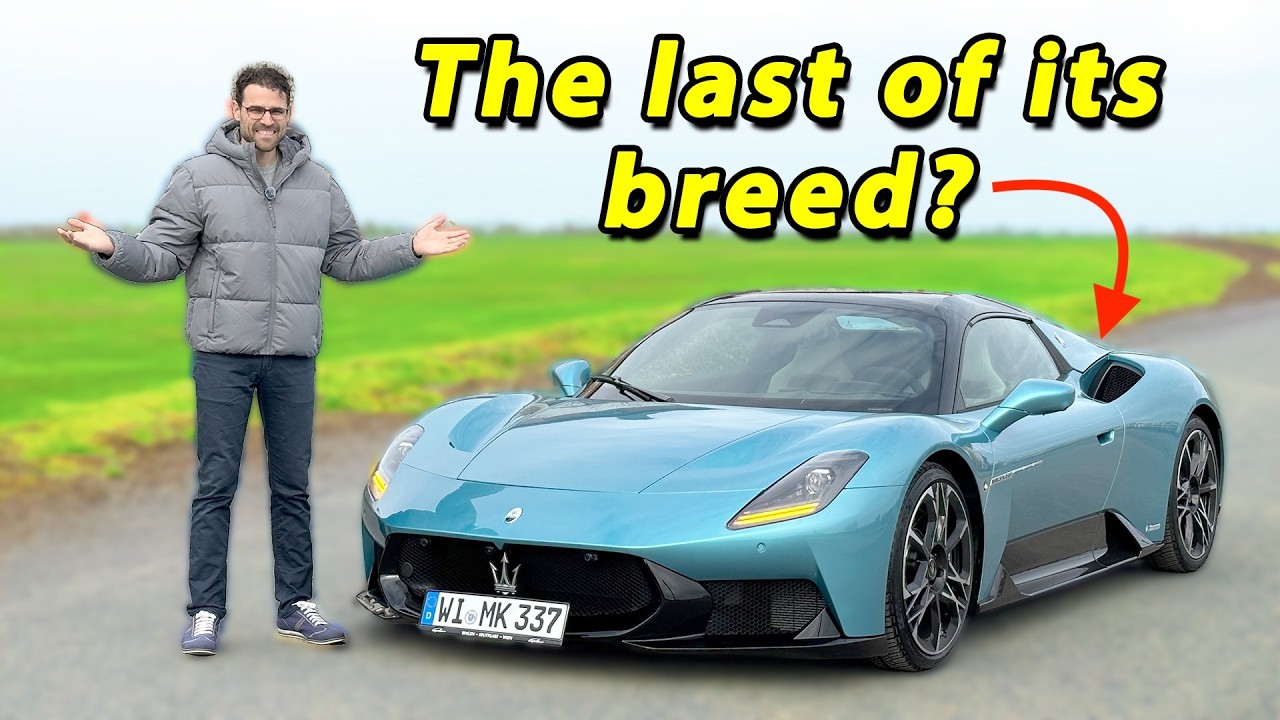 Maserati MCPura V6 driving REVIEW - the last one of this breed? (New MC20)
