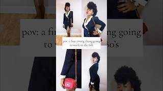 The 80’s woulda LOVED to see my outfits comin’! #vintagestyle #fashionblogger #styleinspo
