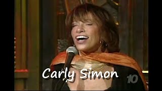 Carly Simon - Blackbird 2-8-07 Regis + Kelly