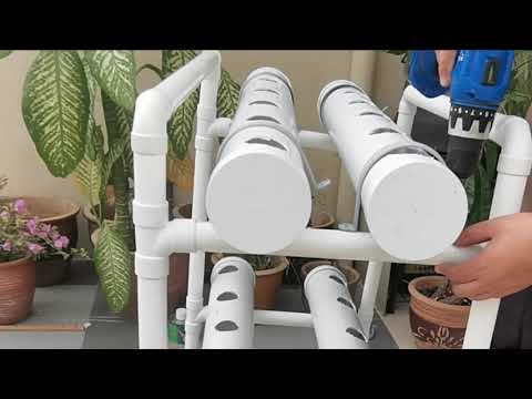 HOW TO MAKE HYDROPONIC SYSTEM AT HOME //EASY AND CHEAP