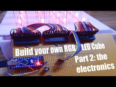Infinite RGB LED Cube : 10 Steps (with Pictures) - Instructables