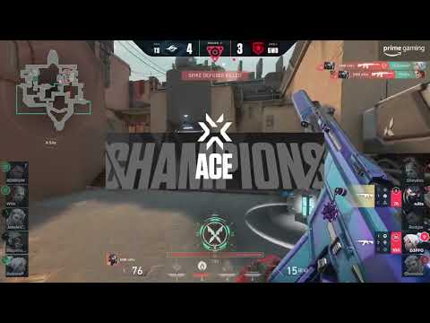 Gambit nats ace against Team Secret #VALORANTChampions