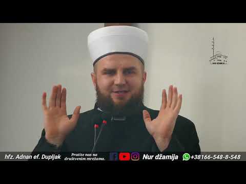 hfz. Adnan ef. Dupljak - I oni prvi – uvijek prvi!