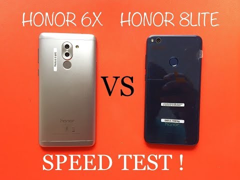Huawei Honor 8 Lite vs Honor 6X - Speed Test!