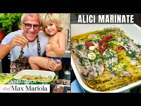 ALICI MARINATE CON ACETO VINO E LIMONE #ricetta #facile Chef Max Mariola