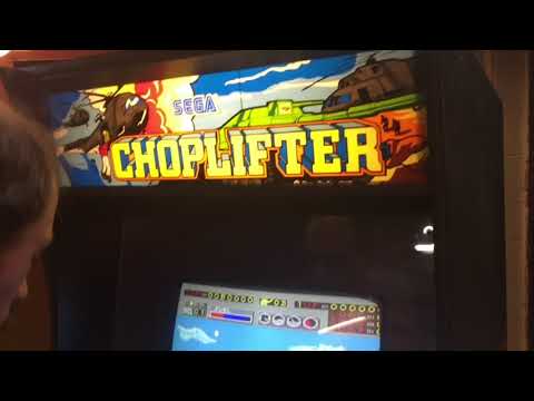 1982 Sega Choplifter Full size coin-op arcade game FS