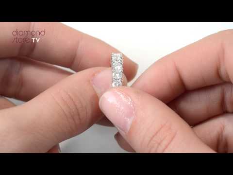 FT32-322RMA - Chloe 18K Gold 7 Stone Diamond Eternity Ring 1.00CT PK