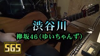 （コード譜あり）欅坂46（ゆいちゃんず） - 渋谷川　/　ギター演奏