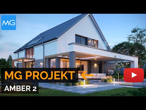 Projekt domu Amber 2 MG Projekt - 177,13 m²