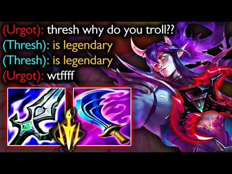 ON-HIT THRESH IS SO OP (URGOT HAD A MENTAL BREAKDOWN)