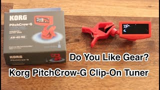 Video thumbnail for Korg PitchCrow-G Clip-On Tuner Demo & Review by Do You Like Gear?