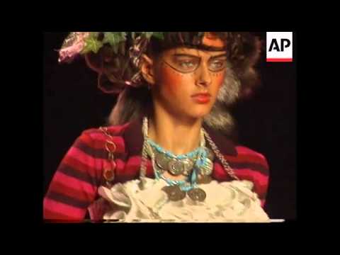 Galliano brings glamour to the catwalk