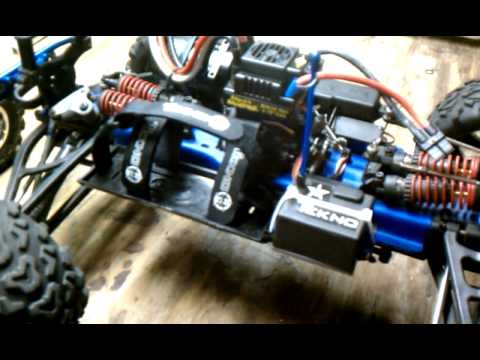 Traxxas revo brushless conversion set up